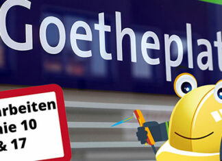 Linie 10 und Linie 17: Stadtbahn pausiert wegen Gleisarbeiten