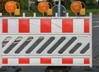 Absperrung Baustelle