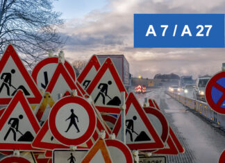 Walsroder Dreieck: Verbindung von Hannover (A 7) in Richtung Bremen (A 27) am Wochenende gesperrt