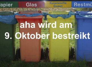 aha wird am 9. Oktober bestreikt
