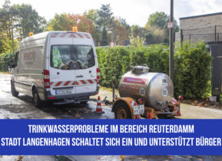 Stadt Langenhagen und enercity helfen Anwohnern nach Trinkwasserstörung