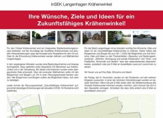 „Zukunftsfähiges Krähenwinkel“: Umfrage per Postkarte statt Ortstermin am Dienstag