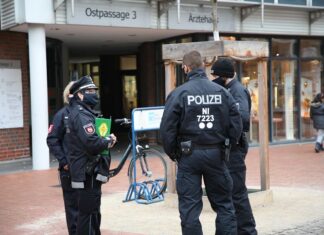 Schwerpunkteinsatz der Bundespolizei zur Einhaltung der Corona-Verordnung Polizeikontrolle