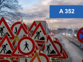 Symbolbild Baustelle Autobahn 352