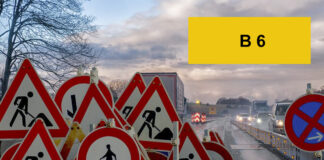 Baustelle Schilder