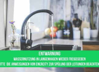 Endlich aufatmen in Langenhagen: Leitungswasser wieder für alle Zwecke freigegeben