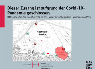 Tiergarten zum großen Teil geöffnet