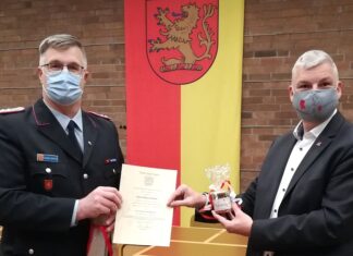 Oliver Schütte ist der alte und neue 2. stellvertretende Stadtbrandmeister