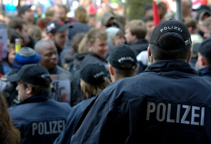 Demonstration Polizei