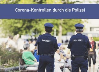 Corona-Kontrollen: Polizei überprüft neue Hygieneregeln Polizeibeamte
