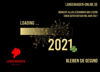 Wir wünschen einen guten und gesunden Rutsch ins Jahr 2021