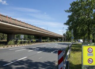 B 3: Sondierungsmaßnahmen an der Weidetorbrücke in Hannover