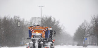 Winterdienst im Einsatz.