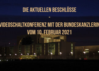 Videoschaltkonferenz der Bundeskanzlerin mit den Regierungschefinnen und Regierungschefs der Länder am 10. Februar 2021