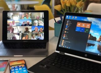 Online-Symposium „Stabil bleiben in Coronazeiten“ Laptop