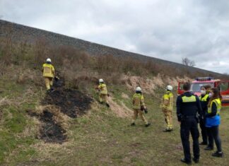 Flächenbrand schnell gelöscht