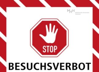 Ab Freitag, 26. März, gilt ein generelles Besuchsverbot in der MHH für Angehörige