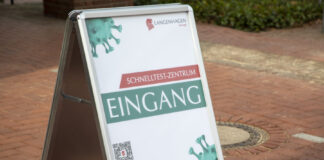 Schild Eingang