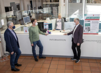 Neuer Infotresen im Rathaus als erster zentraler Anlaufpunkt für die BürgerInnen