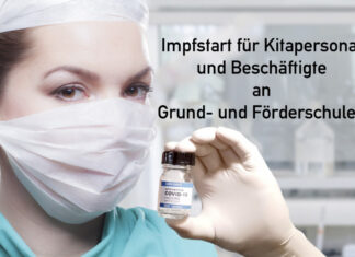 Impfstart für Kitapersonal und Beschäftigte an Grund- und Förderschulen