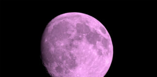 Pinker Supermond