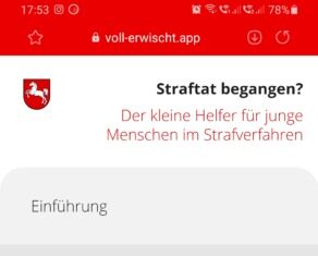 Voll erwischt – die App für junge Straftäter
