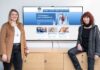 Professorin Dierks (rechts) und Anabel Bornemann vom Team der Patientenuniversität.
