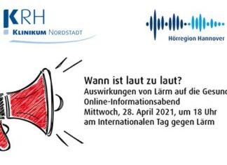 Wann ist laut zu laut? Plakat Hörregion Hannover