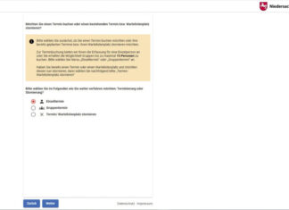 Impftermin und Wartelistenplatz können ab sofort online storniert werden
