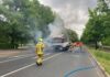 LKW brennt