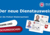 Flyer Dienstausweis Polizei