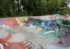 Skaterbahn Graffiti