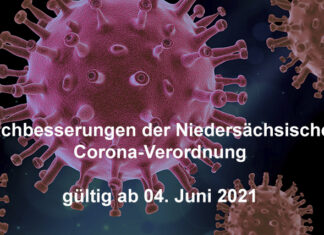Nachbesserungen in der niedersächsischen Corona-Verordnung Symbolbild Coronavirus