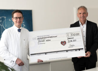 335.000 Euro-Nachlass für die MHH-Kardiologie Professor Dr. Johann Bauersachs und Martin Vestweber