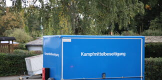 Anhänger Kampfmittelbeseitigung