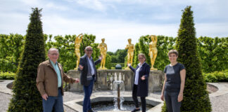 (vo.li.), Dr. Peter Königfeld, Ronald Clark, Konstanze Beckedorf, Hannah Luttermann.