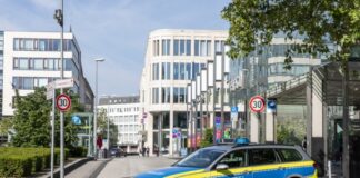 Polizeiabsperrung