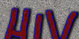 Schriftzug HIV