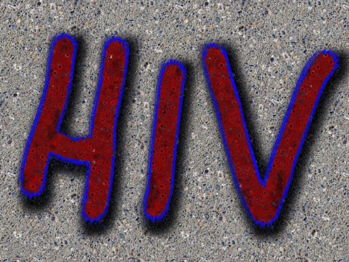 Schriftzug HIV