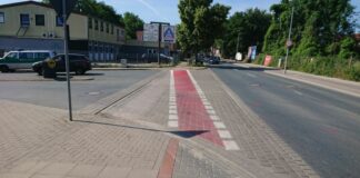 Straßeneinmündung
