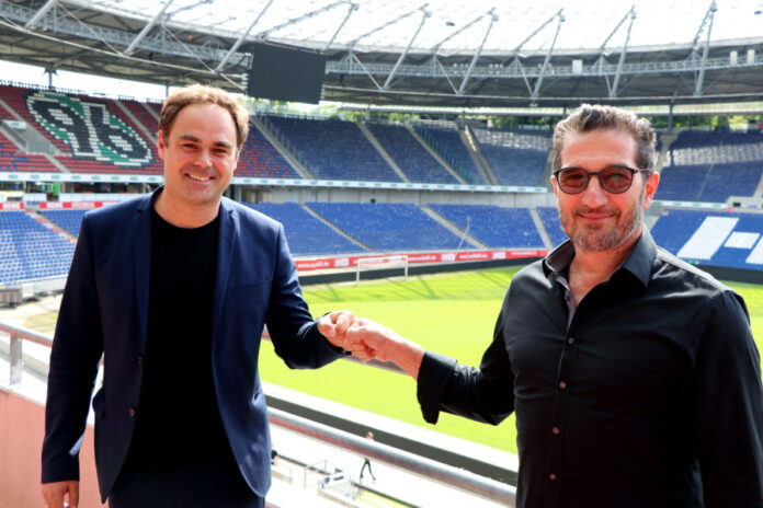96-Geschäftsführer Robert Schäfer (links) und Michele Vulcano, Leiter PR & Marketing der Wohninvest Gruppe