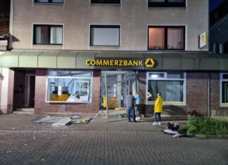 Gehrden: Geldautomat gesprengt Geldautomat gesprengt