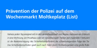 Flyer Präventionsteam der Polizei