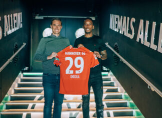 Hannover 96 holt Gaël Ondoua fürs defensive Mittelfeld Pressefoto Ondoua - Hannover 96