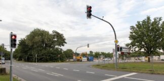 Baustelle Buswendeanlage Pferderennbahn