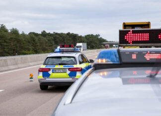 Entlaufener Hund sorgt für Vollsperrung der A7 Autobahnpolizei