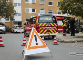 Gasleitung bei Erdarbeiten in Isernhagen / Altwarmbüchen beschädigt Feuerwehreinsatz