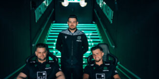 (v.r.n.l.): Neuzugang Jannik "H96_Jannik" Berg, Coach Patrick Roth und Lokalmatador Riad "H96_Riad" Fazlija.