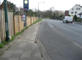 Barrierefreier Ausbau der Bushaltestellen „Am Schapdamm“ in Godshorn Bushaltestelle - Am Schapdamm - in Godhorn