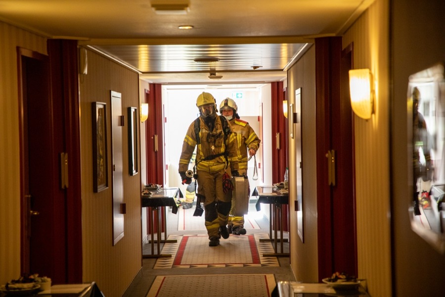 Feuerwehrübung Maritim Hotel